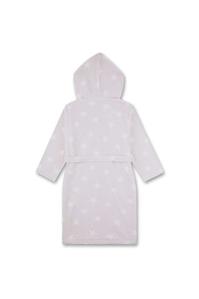Sanetta Mädchen Bademantel - Terry Fleece, Kapuze, Taschen, Sterne