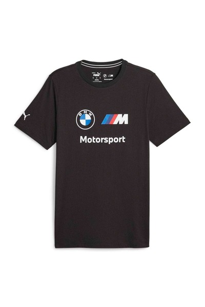 Puma Μπλουζάκι BMW MMS ESS LOGO - Herren αθλητική φόρμα, Baumwolle, Kurz, Einfarbig