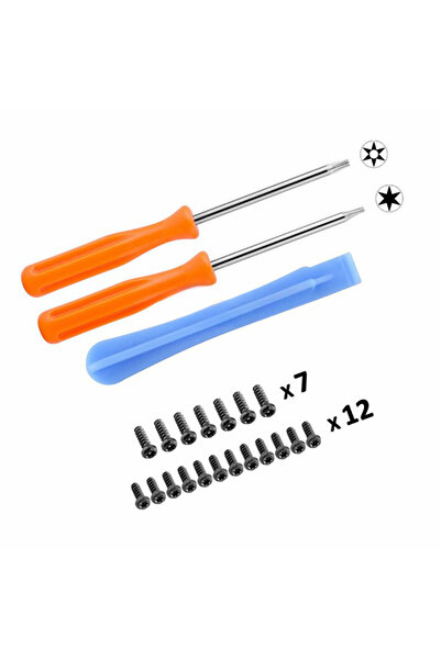 POPKONSOL Xbox One Slim Elite One S X Kol T6 T8 Tornavida Yedek Vida Tamir Se...