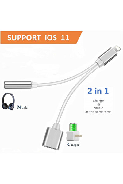 Deppo Trend Apple iPhone 14 13 12 11 X 8 7 Uyumlu Kulaklık Çevirici Lightning Dönüştürücü Bluetooth Gerektirmez