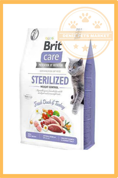 Brit Care |7KG Ördek ve Hindili Kilo Dengeli Kısırlaştırılmış Yetişkin Kedi M...