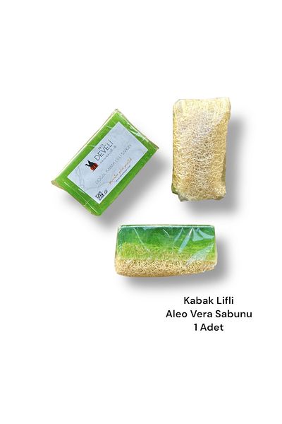 Develi 1973 Natural Soap with Pumpkin Fiber Aleo Vera