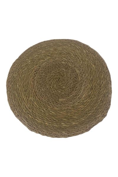MİEN Подложка за хранене Mien Wicker, кафява с конци