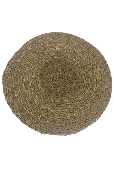 MİEN Подложка за хранене Mien Wicker, кафява с конци