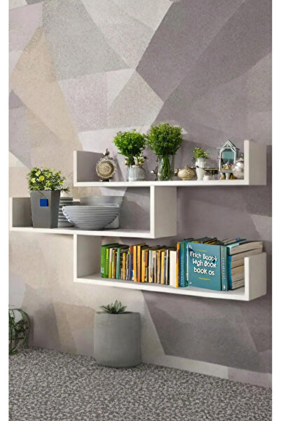 LIUWA 3lü Dekoratif U model raf (3lürb)