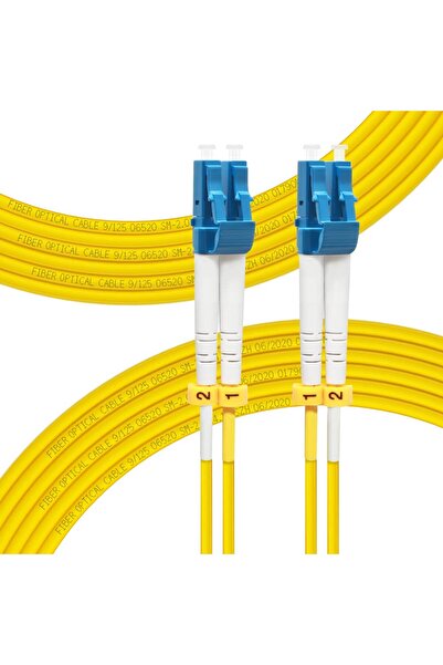 Fiber optik Kablo 1 Metre LC-LC Single Mode 2.0mm 50/125 Os2 Lszh Duplex Patch Cord