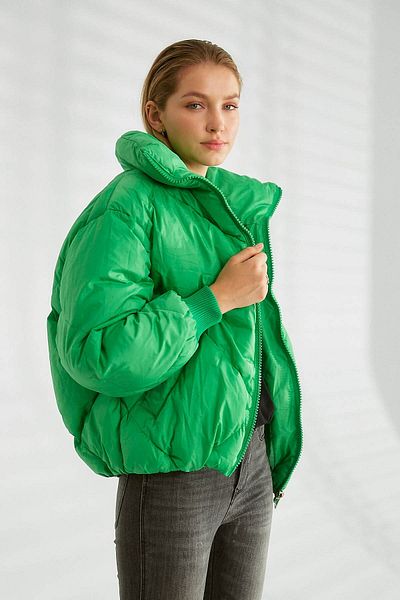 Robin High Collar Pocket Puffer Jacket