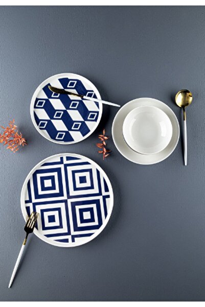 AROW Pink&More Lüks Porselen 6 Kişilik 24 Parça Porselen Yemek Takımı