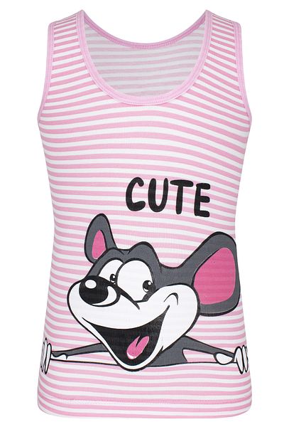 biyokids Girls Cute Animals Children's Undershirt 5 Pack BYO3486