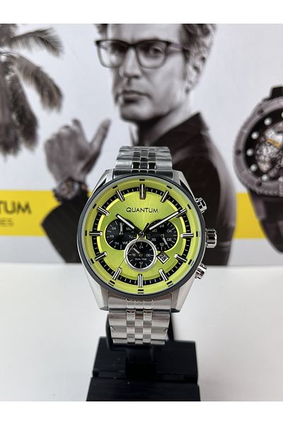 Quantum STEEL MEN'S WRISTWATCH JUBY CORD 10 ATM WATER PROOF