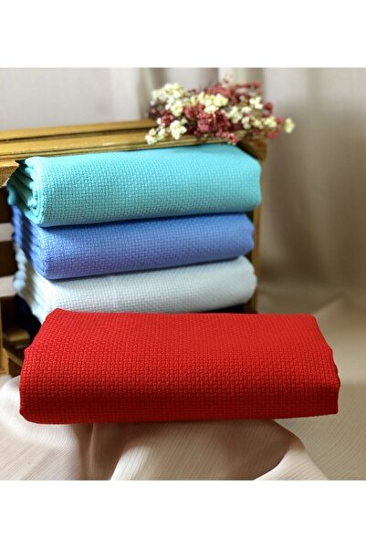 Pakteks Seccadelik Etamin - 75x125 - Kırmızı (3 Boy Iğne Hediye)