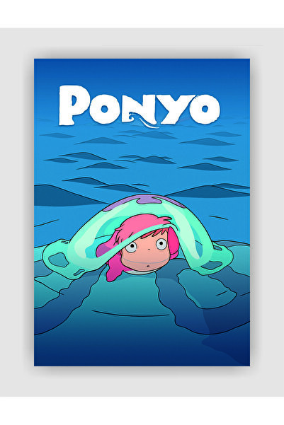 Ponyo Studio Ghibli Anime Film Wall Poster - Thick Paper - Frameless