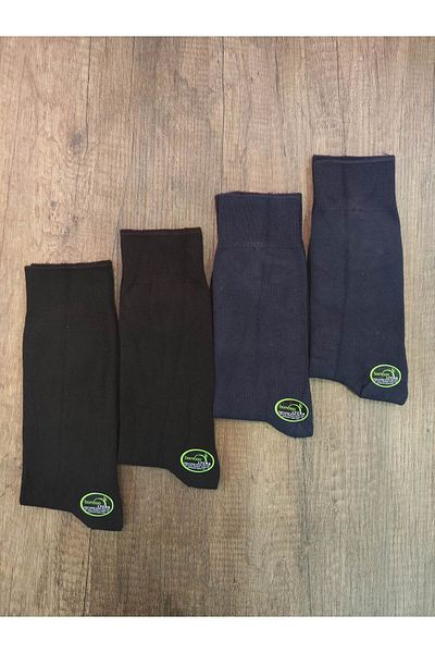 Leement socks Мъжки зимни бамбукови безшевни чорапи 4 чифта класически