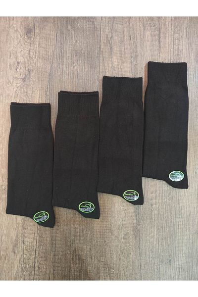 Leement socks Мъжки зимни бамбукови безшевни чорапи 4 чифта класически
