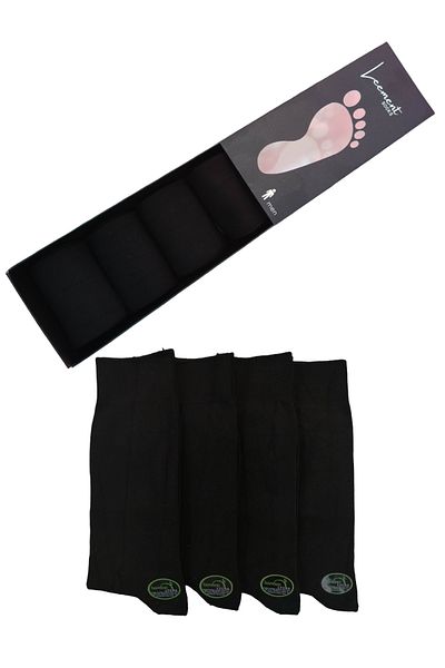 Leement socks Мъжки зимни бамбукови безшевни чорапи 4 чифта класически