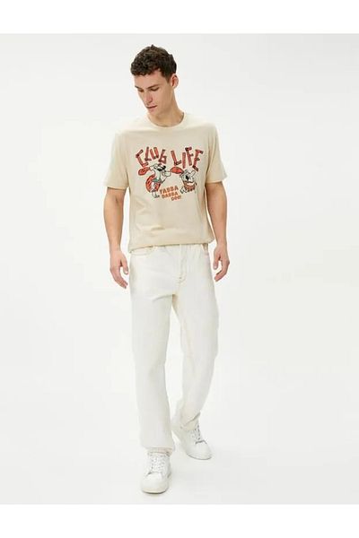 Koton Stone Age Flintstones T-Shirt Licensed Printed
