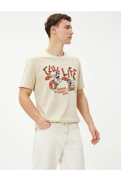 Koton Stone Age Flintstones T-Shirt Licensed Printed