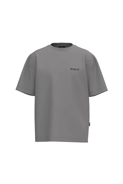 Shout Μπλουζάκι Unisex με λογότυπο Oversize