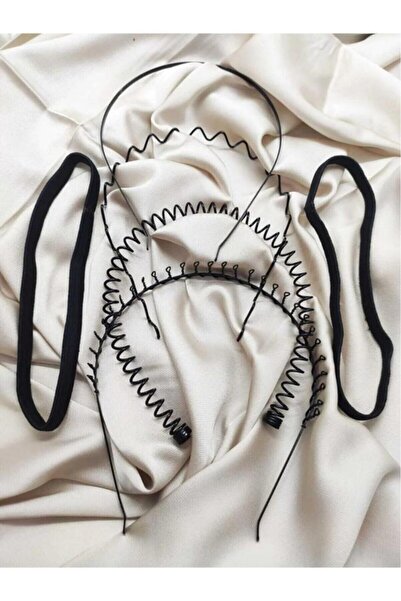 DZC KUZENLER AVM 5 Adet Sporcu Saç Bandı, Zigzag,taç Yaylıl,taç Taraklı Taç ,...