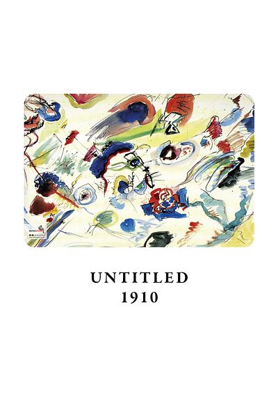 retronote Set de 4 caiete Wassily Kandinsky - Seria Great Synthesis - Necăptușit - 64 pagini - 14x21cm