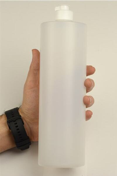 Ref-San Silindir Şeffaf Plastik Şişe - 1000cc