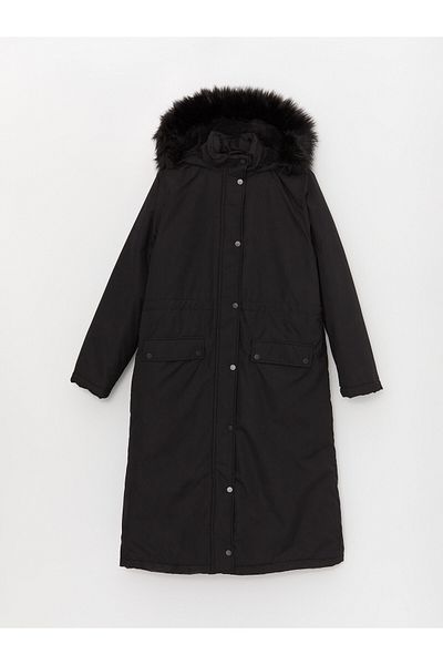 LC Waikiki Dámská jednoduchá parka s kapucí