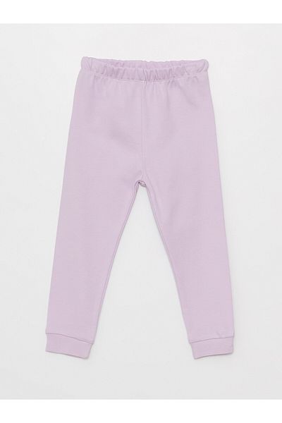 LC Waikiki Elastic Waist Basic Baby Girl Pajama Bottom 2-Piece