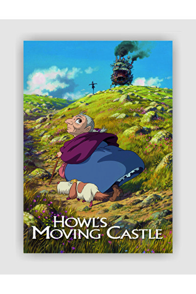 fırsatlar diyarı Howl's Moving Castle Yürüyen Şato Studio Ghibli Anime Film P...