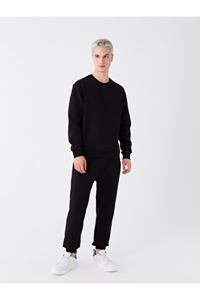 LC Waikiki Ανδρικό μακρυμάνικο μπλουζάκι με λαιμόκοψη Oversize