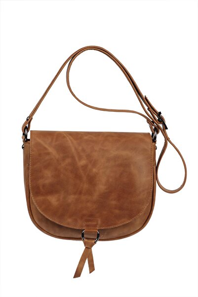 Ysmn Τσάντα ώμου με κάλυμμα από γνήσιο δέρμα YC012036DCR