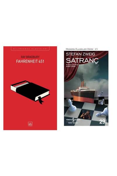 İthaki Yayınları Fahrenheit 451 Ray Bradbury - Satranç Stefan Zweig
