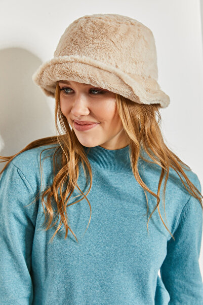 Bianco Lucci Dámský plyšový klobouk s měkkou texturou