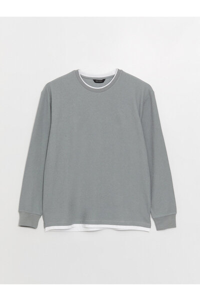 LC Waikiki Men's Long Sleeve Crew Neck T-Shirt