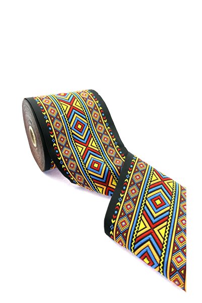 FANTASTIC KURDELE Етнічний візерунок тканий бордюр стрічка (10 см ширина - 10...