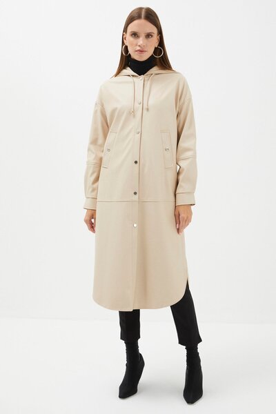 Zühre جيب بغطاء للرأس ومزين بتفاصيل حجرية طويلة وGo GGC-0135