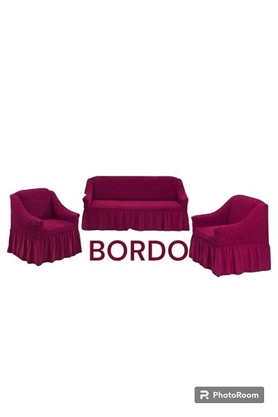 FurkanTicaret Cotton Wrapped Sofa and Sofa Set - Sofa Couch Cover with Sofa Bed Skirt