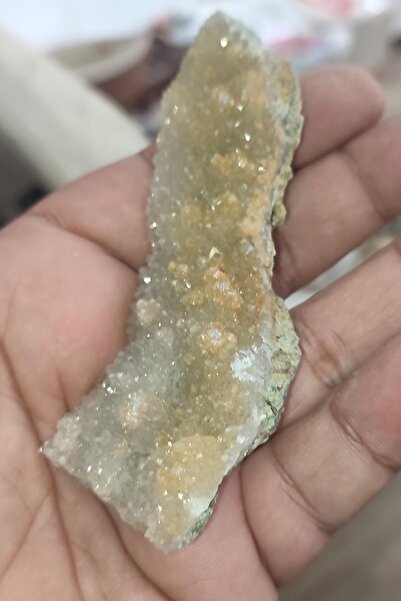 TAŞÇIZADE Kuvars Taşı Doğaltaş Ham İşlenmemiş Dekoratif Kütle 64 gr