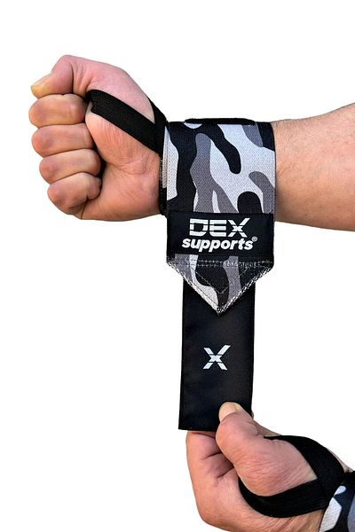 Dex Supports Lasting Energy Fitness Wristbands Athlete Wristbands Weight Support Wristbands Dark Camouflage Wrist Wraps