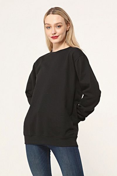 İmpavido impavido- Hanorac oversize cu gât crew unisex