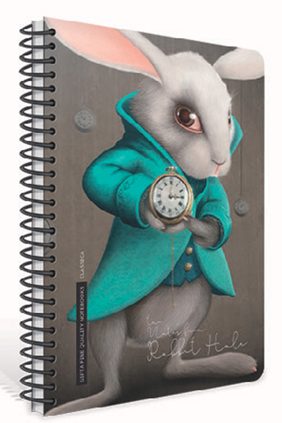 Gıpta fine quality defter spiralli sert kapak 17x24cm 120 ayprak kareli defte...