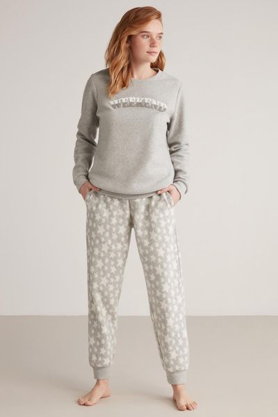 Catherines Combed Cotton Mood Soft Textured Women's Capri Pajama Set Home  Clothing 9237 - Trendyol