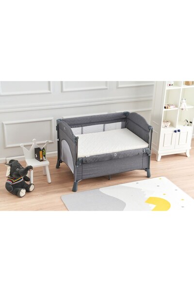 Genel Markalar Orginal Eko Sünger Alezli Oyun Park Yatağı 70x110 Cm Sünger Yatak