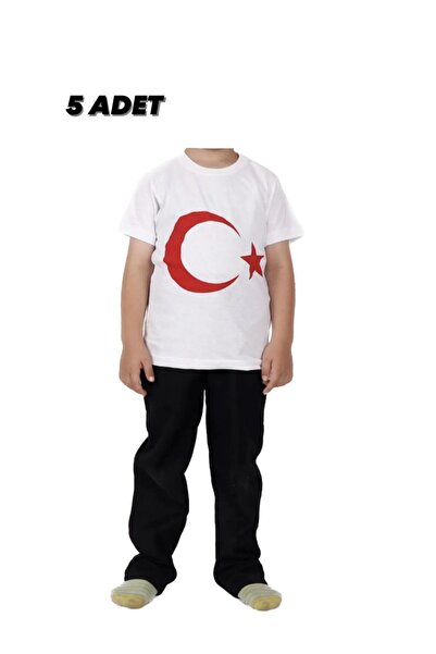 FATELLA Unisex Signed Ataturk Printed 5 Pieces Short Sleeve 100thYear Custom ...