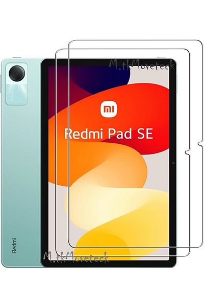 m.tk moveteck واقي شاشة Xiaomi Redmi Pad Se 11 بوصة زجاج شفاف نانو مرن مقاوم للكسر زجاج الشاشة متوافق تمامًا 2023
