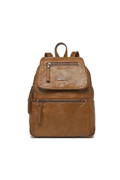 BARCELONA 21K Wash Leather Medium Size Women's Backpack 21-K Barcelona 1675