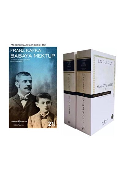 TÜRKİYE İŞ BANKASI KÜLTÜR YAYINLARI ليف تولستوي الحرب والسلام - رسالة فرانز ك...
