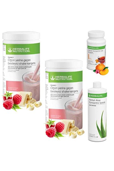 Herbalife Ahududu Shake 2 - Çay Şeftali - Aloe Vera