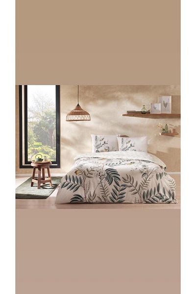 Taç Σετ Παπλωματοθήκη Taç Lıana Beige Διπλό