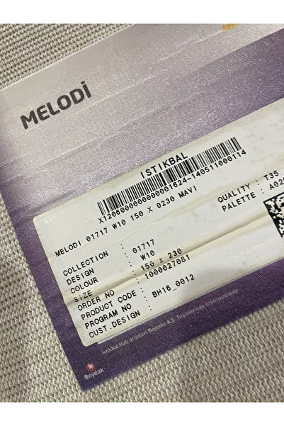 İSTİKBAL Melodı 01717 W10 150 X 0230 Mavı Halı