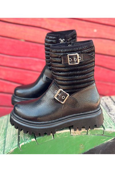 Surpie Shoes Ботуши за момичета, Детски ботуши с нехлъзгаща се подметка, Детски ботуши с цип